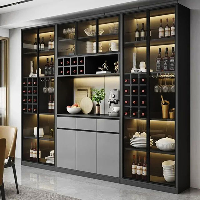 Tủ rượu cánh kính giá rẻ